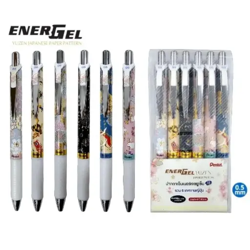 Pentel EnerGel Yuzen Pattern Limited Editions