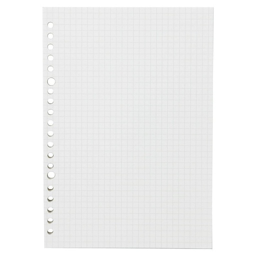 Muji A5, 5mm grid, 20 holes, 100 sheets Pack