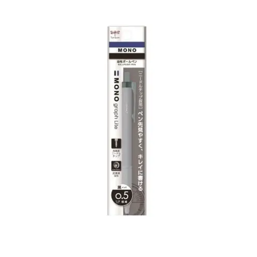 Tombow Mono Graph Lite Ballpoint Pen 0.5 Black Ink