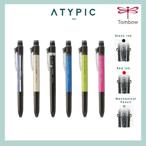 Tombow 2 & S Multi Pen 0.5 (Black+Red+Pencil)