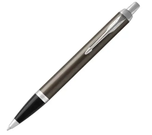 [1975644] PARKER 1975644 PARKER Ballpoint Pen, IM Dark Espresso CT, Medium Point, Oil-based, Gift Boxed