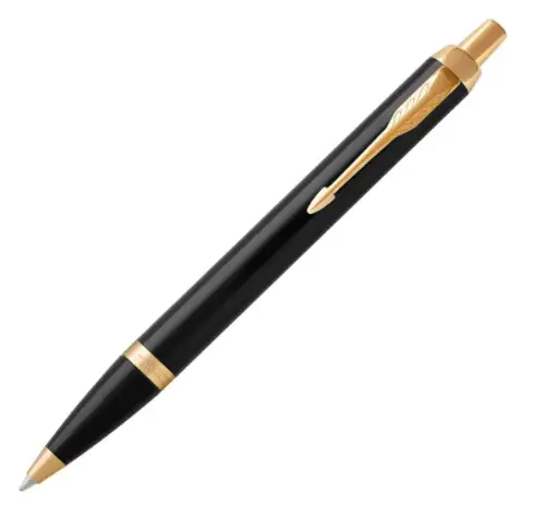 [PK1975638] PARKER 1975638 Parker Ballpoint Pen, IM Black GT Medium Point, Oil-based, Gift Boxed