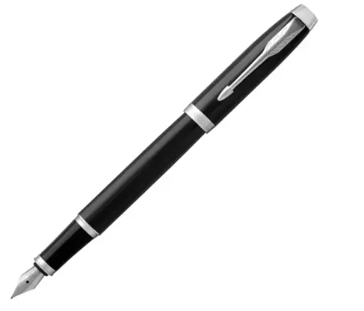 [1975591] PARKER 1975591 PARKER Fountain Pen, IM, Black Ct, Fine Point, Gift Box