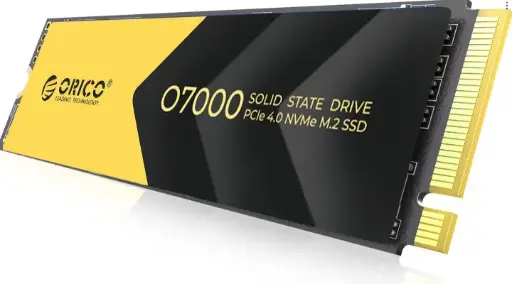 [2944-61837Y] RICO O7000 1TB NVMe SSD with Heatsink, SLC Cash 3D NAND NVMe PCIe4.0 M.2 SSD