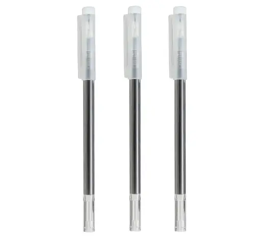 [PI001] Muji Erasable Ballpoint Pen, Cap Type 0.5-BK