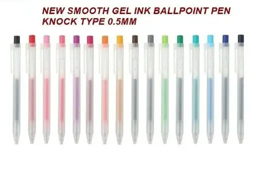Muji Gel Pen Knock Type 0.5