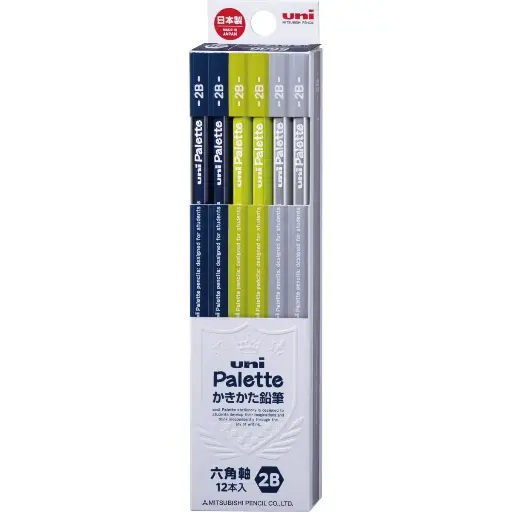 [C115670] Uni Plaette 12 Pcs 2B Pencil