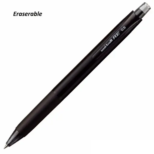 [URN180-05 .24] Uniball RE Erasable(Black) 0.5