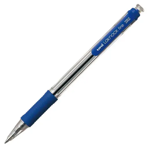 [SN-100-05 .33] Uni Laknock Ballpoint Blue Pen 0.5