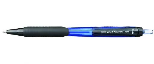 Uni Jetstream 101 Ballpoint Blue Pen(Knock Type) 0.5