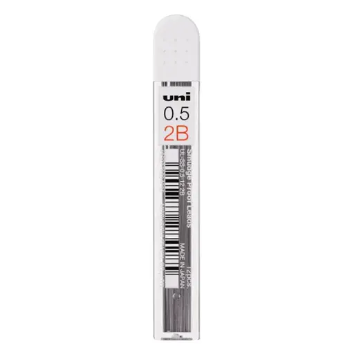 [UL-SS-0.5-12 2B] Uni Smudge-Proof Leads-2B-12  Pcs 0.5