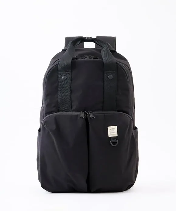 Anello NEW STANDARD Backpack A4 Water Repellent on Both Sides Lightweight 12 Pockets PC Storage Carry On Security Pocket