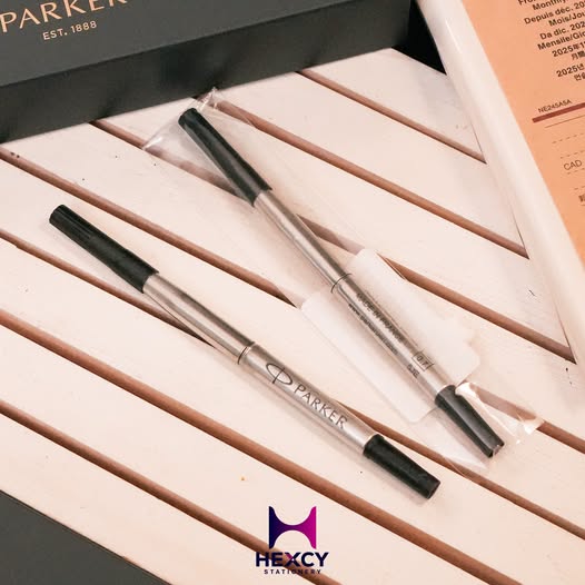 [1950278] Parker 1950278 Rollerball Refill, Black, Medium, 0.03 inches (0.7 mm), Water Based Ballpoint Pen Refill
