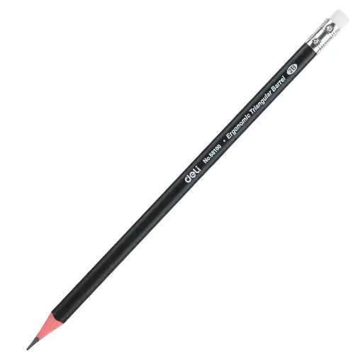[E58100] Deli 58100 Graphite Pencil 2B Triangle
